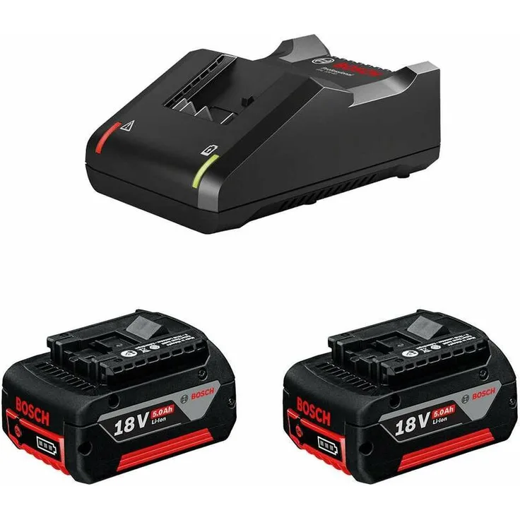 Power Set BOSCH (2 x 18V 5,0 Ah + GAL18V-40)