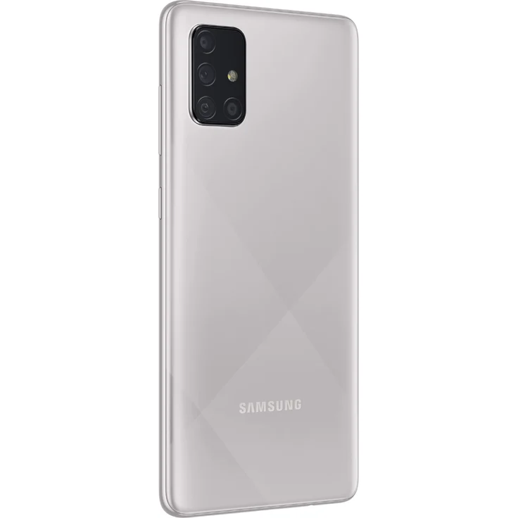 Samsung Galaxy A71 Smartphone 16,95cm (6,7 Zoll) SAMOLED-Display, 128GB interner Speicher, 6GB RAM, Dual-SIM, Android, Haze Crush Silver - Preisvergleich – Bild 2
