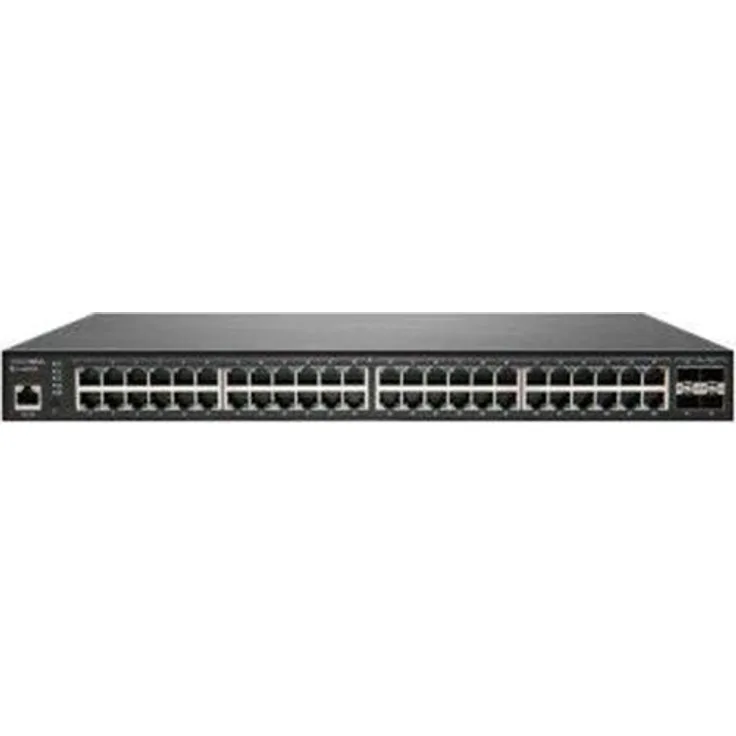 SonicWall SWS14-48FPOE Managed L2 Gigabit Ethernet (10-100-1000) Schwarz 1U Power over Ethernet (PoE) (02-SSC-2466)