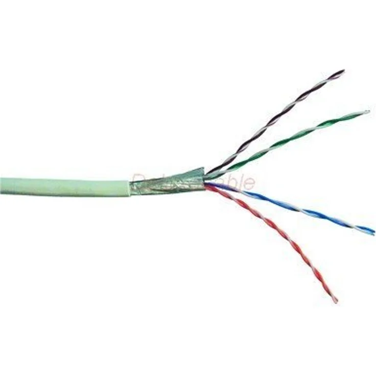 Tecline CAT 5e Verlegekabel FTP, 100 m Ring, halogenfrei