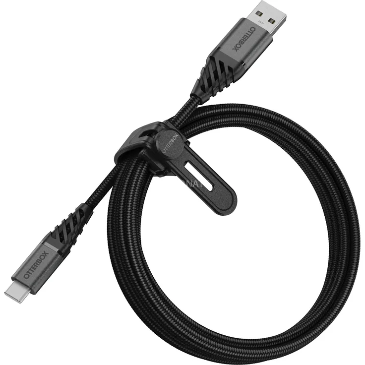 Otterbox Premium Ladekabel USB-A > USB-C, USB-PD Kabel, schwarz, 2 Meter