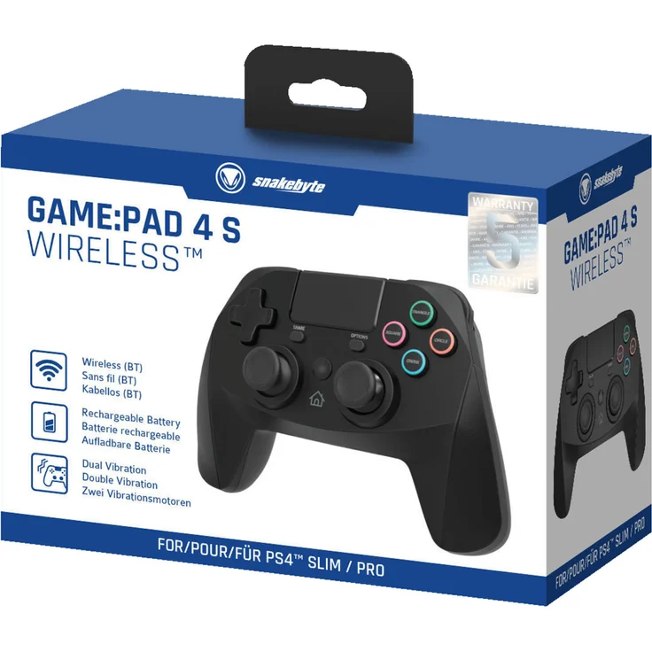 Snakebyte Game:Pad 4 S Wireless Schwarz (SB909375) (PS4) – Bild 5