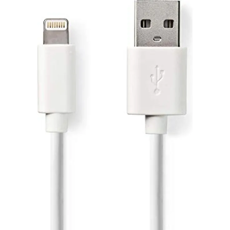 Nedis Daten-Ladekabel CCGB39300WT10 Lightning-A 1m ws (CCGB39300WT10)