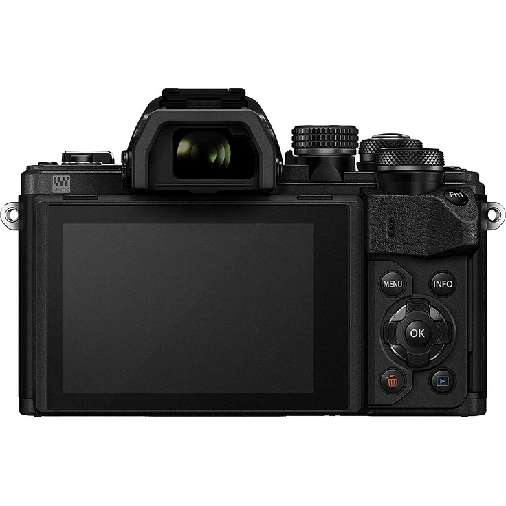 Olympus OM-D E-M10 Mark II Micro Four Thirds Systemkamera, 16 Megapixel, 5-Achsen Bildstabilisator, elektronischer Sucher, schwarz – Bild 2
