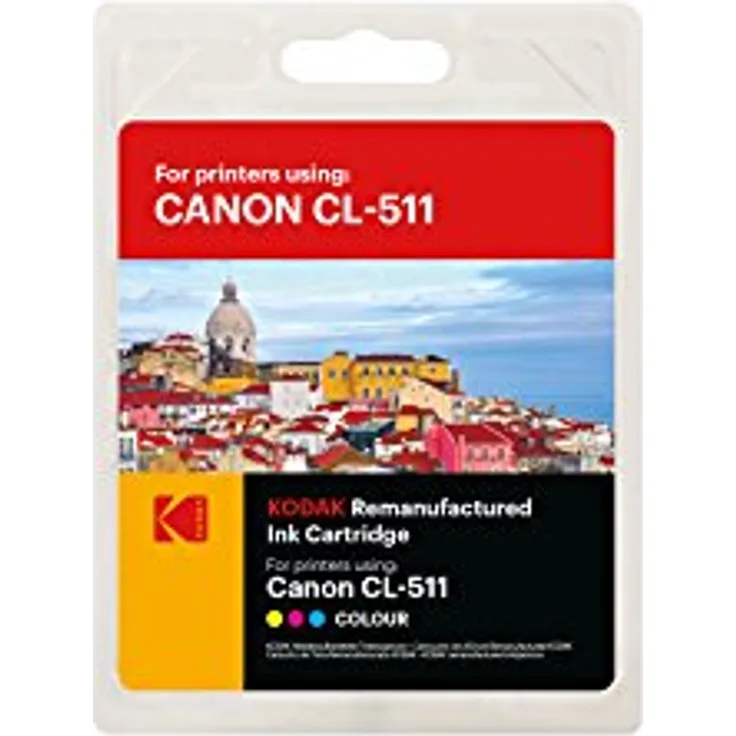 Kodak Supplies 185C051113 Tinte 244 Seiten 12ml color passend für Canon MP230 kompatibel zu 2972B001-CL511