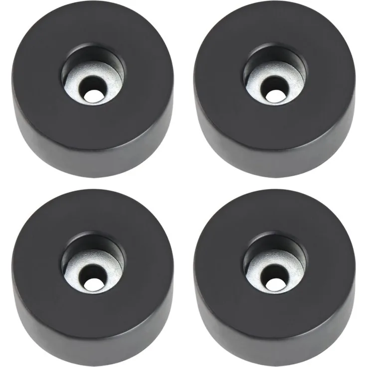 Adam Hall Hardware 4909 M4 AH - 4er Set Gummifuß 38 x 20 mm schwarz im Beutel