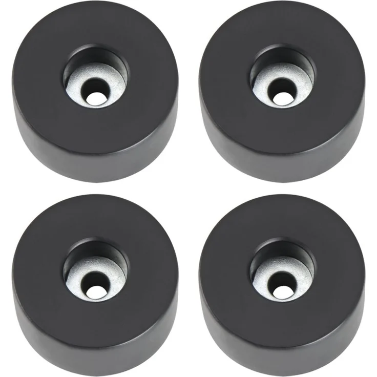 Adam Hall Hardware 4909 M4 AH - 4er Set Gummifuß 38 x 20 mm schwarz im Beutel – Bild 1