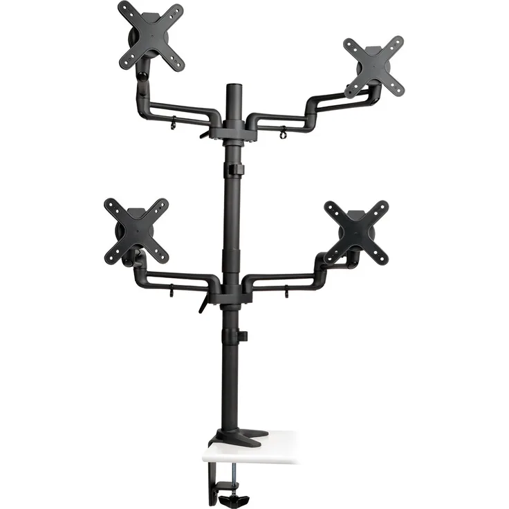 Tripp Lite DDR1327SQFC Tischklemme mit Vier vollbeweglichen flexiblen Armen für 13'' bis 27'' Monitore