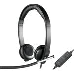 Logitech H650E Headset Schwarz