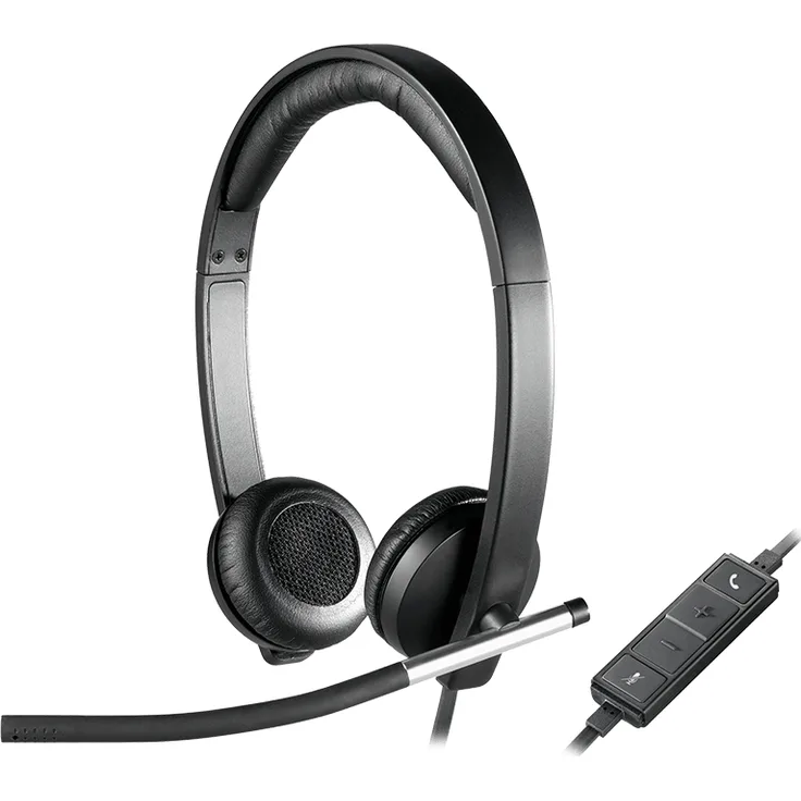 Logitech H650E Headset Schwarz
