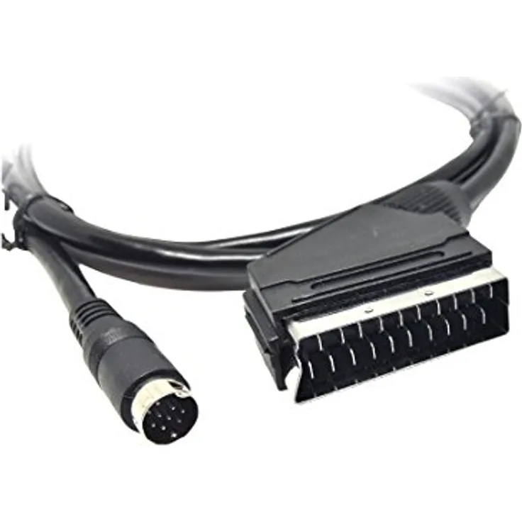 Xoro AV3 Audio-Video Adapterkabel (für HRT 8772-8780, SCART, 1,5 Meter, ACC400513) schwarz