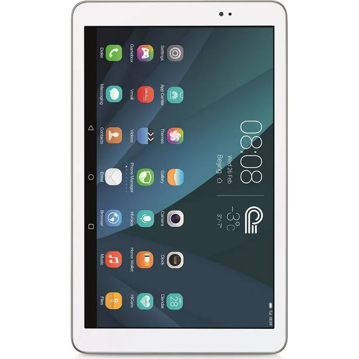 Huawei MediaPad T1 10.0 HD-Auflösung 9,6 Zoll, WLAN-Tablet, Quad-Core, 1 GB RAM, 16 GB Speicher, Android, Weiß (53014574)