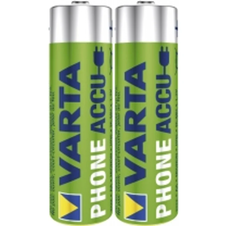 VARTA Recharge Akku Phone Accu AA Mignon Ni-Mh Accu (2er Pack, 1600 mAh, geeignet für schnurlose Telefone) – Bild 1