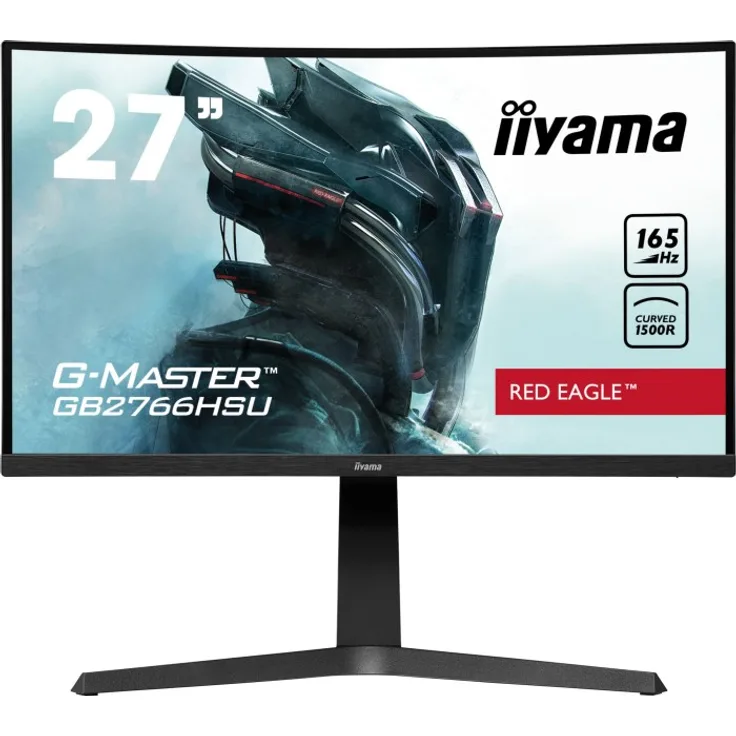 iiyama G-Master GB2766HSU-B1 Red Eagle - 27 Zoll, Full HD (1920 x 1080), VA-Panel, 165Hz, 1ms, 250cd/m² (GB2766HSU-B1)