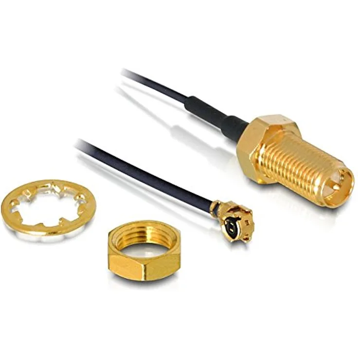 Delock WLAN Antennenkabel (iPEX Stecker auf SMA Buchse, 0,4m)