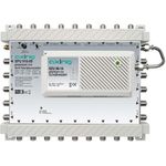Axing SPU 910-09 SAT-Multischalter 10 Teilnehmer DiSEqC erweiterbar aktiv Quad-tauglich energiesparend (9 x 10)
