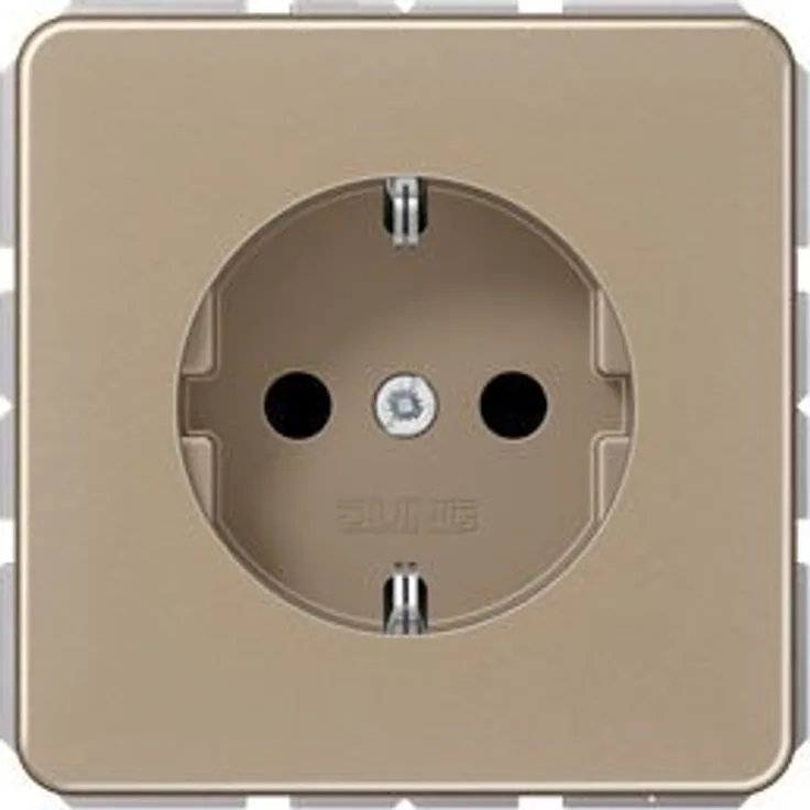 Jung 1520 GB Schuko Steckdose 16 A 250 V Serie CD gold-bronze 250 V