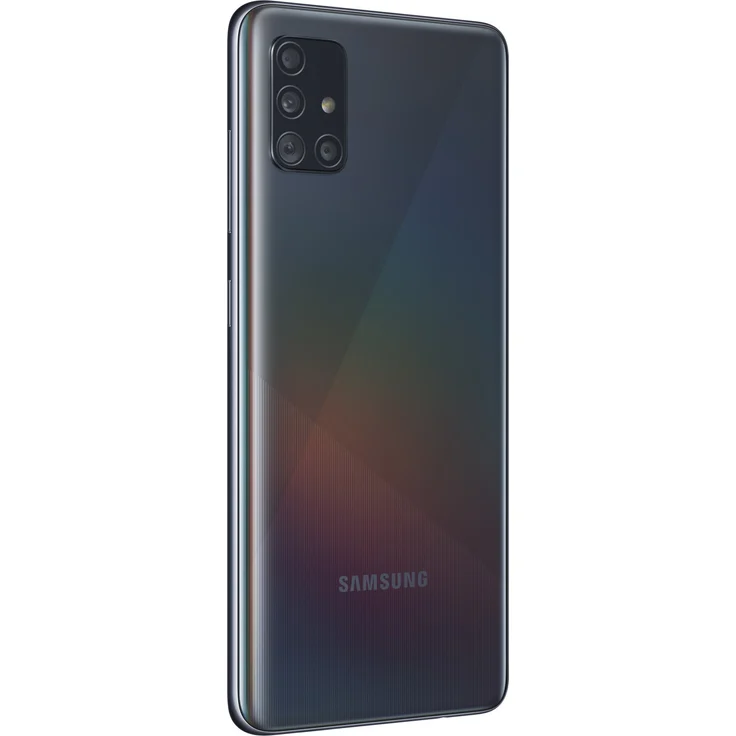 Samsung Galaxy A51 Smartphone 16,51cm (6,5 Zoll) Super AMOLED-Display, 128GB interner Speicher, 4GB RAM, Nano-SIM, Android, Prism Crush Black – Bild 4