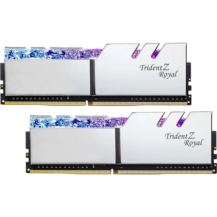 G.Skill Trident Z Royal Kit 32GB DDR4-3600 silber (F4-3600C16D-32GTRSC) - Preisvergleich – Bild 1