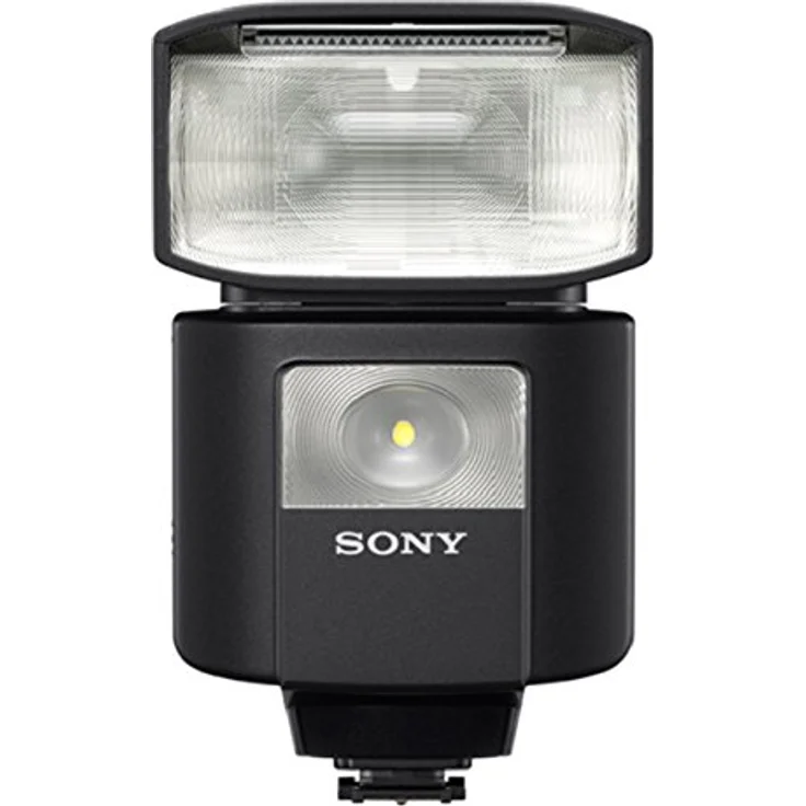 Sony HVL-F45RM externer Blitz mit kabelloser Funksteuerung (drahtlos, LED-Licht für Fotos und Videos) schwarz