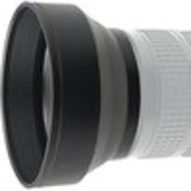 Kaiser Fototechnik 6850 3-in-1 faltbar Streulichtblende für Objektivbrennweiten (von 28 bis 200mm, Durchmesser 37mm) schwarz