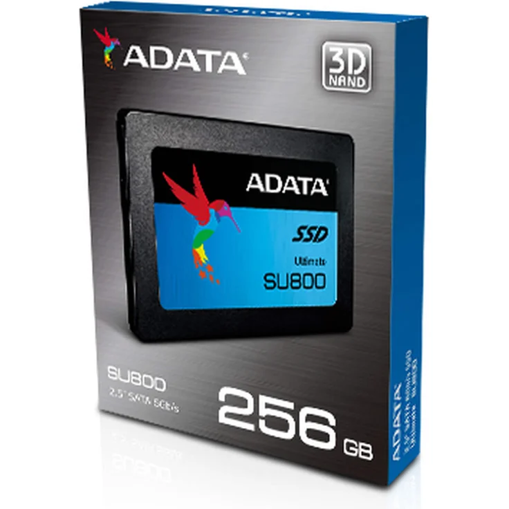 ADATA Ultimate SU800 - Solid-State-Disk - 256 GB - intern - 2.5 Zoll (6.4 cm) - SATA 6Gb/s (ASU800SS-256GT-C) – Bild 4
