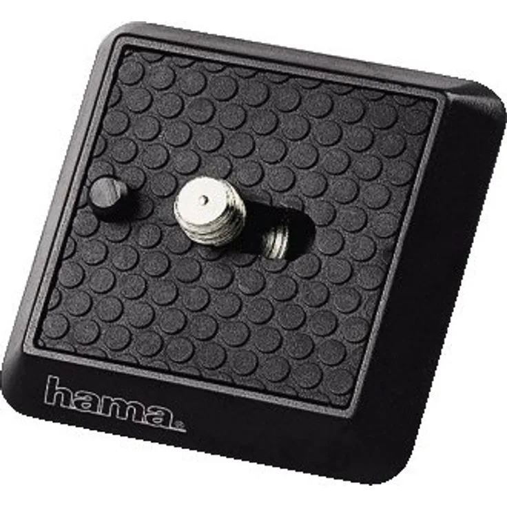 Hama Schnellkupplungsplatte (für Stative Profil 70 - 89 und Gamma, A 1-4 Zoll Gewinde) schwarz