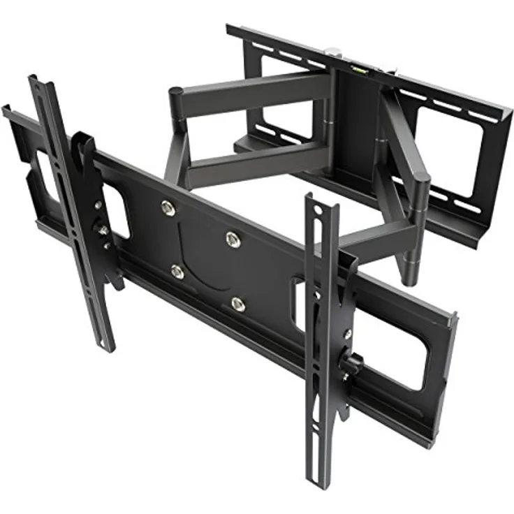 RICOO Wandhalterung TV Schwenkbar Neigbar R06 Universal LCD Wandhalter Ausziehbar Fernseher Halterung für Curved 4K OLED Flachbildfernseher 102-190 cm/ 40 Zoll-75 Zoll Zoll / VESA 400x400 600x400 / Schwarz