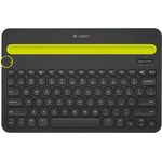 Logitech K480 Kabellose Bluetooth-Tastatur für Computer, Tablet und Smartphone, Multi-Device & Easy-Switch Feature, Kompaktes Design, PC-Mac-Tablet-Smartphone, Deutsches QWERTZ-Layout - schwarz