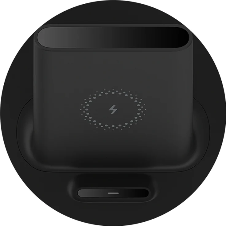 Xiaomi Mi Wireless Charging Stand, Qi Ladestation, 20 W, schwarz – Bild 3