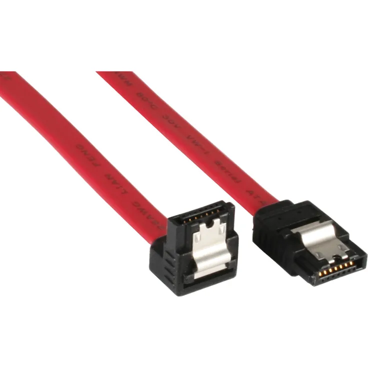 InLine Serial ATA Kabel - Serial ATA, 7-polig - Serial ATA, 7-polig - 0.3 m - mit Sicherheitslasche (27703V)