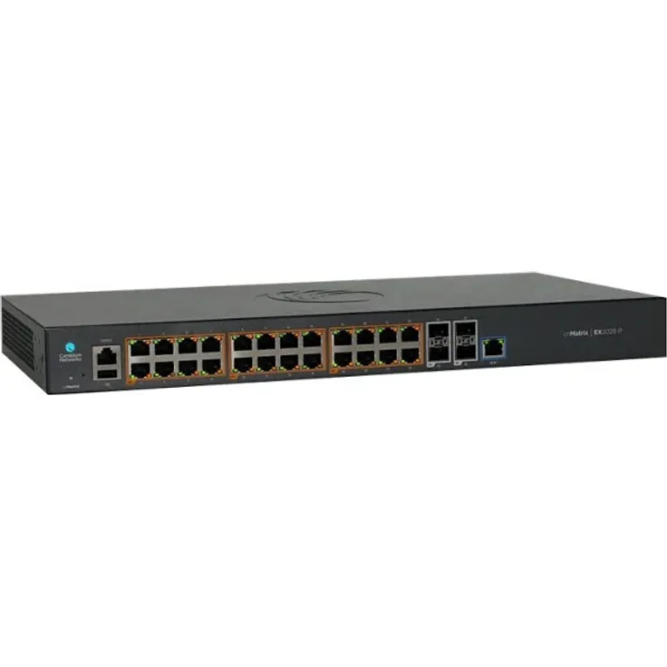 Cambium Networks cnMatrix EX2028 - Switch - managed - 24 x 10-100-1000 + 4 x SFP (mini-GBIC) (Uplink) - an Rack montierbar - AC 100 - 240 V