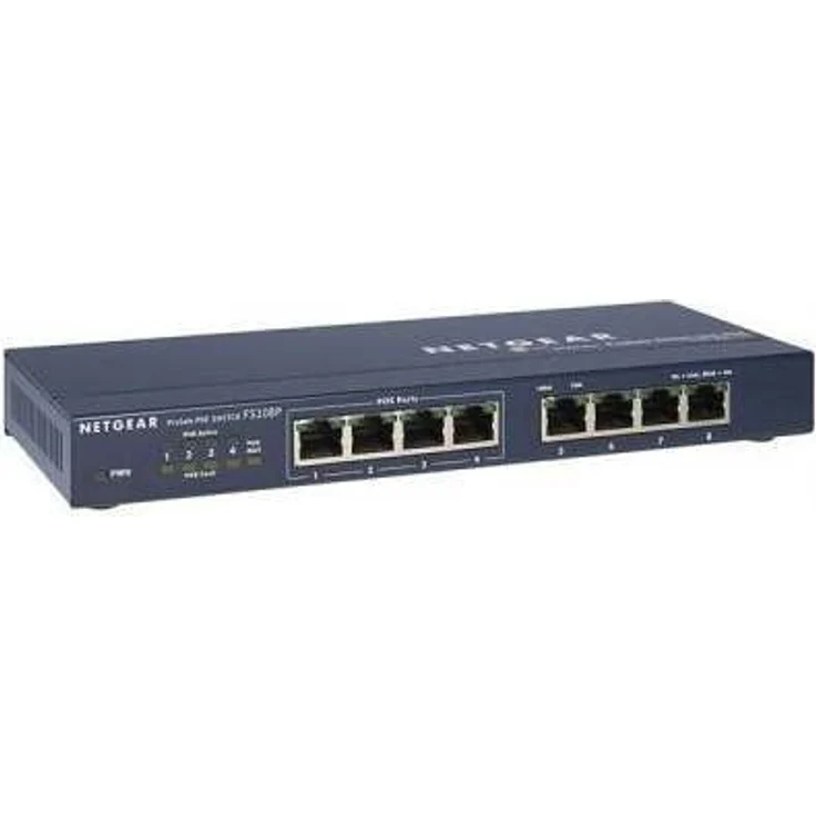 Netgear ProSafe 8-Port PoE Switch (FS108P) – Bild 1