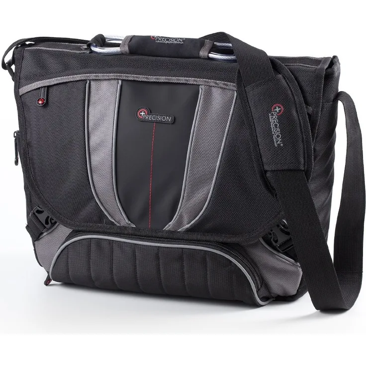 Kross Precision 16.1 Business Laptop-Tasche Top Load Endure Umhängetasche für Laptops - Laptops - Netbooks Schwarz, grau