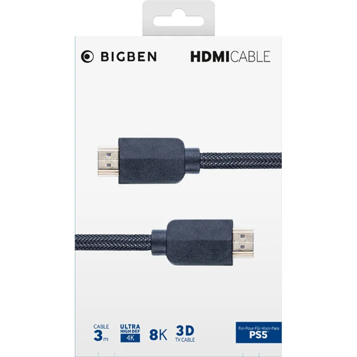 Bigben PS5 HDMI Kabel 2.1 8K 3m BIGBEN - Bigben Interactive - (SONY PS5 Zubehör - Zubehör)