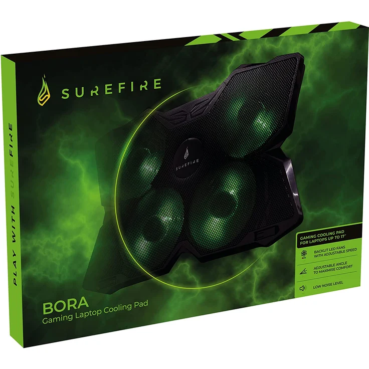 SureFire Bora Gaming Laptop Cooling Pad (12 - 17 Zoll) Lüfter bis 1200 U/min – Bild 6