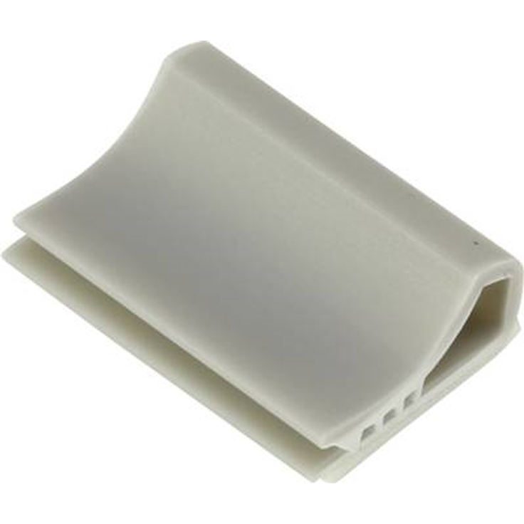 TRU COMPONENTS TC-6645724 Befestigungssockel für Flachbandkabel Hellgrau 100 St. (TC-6645724)