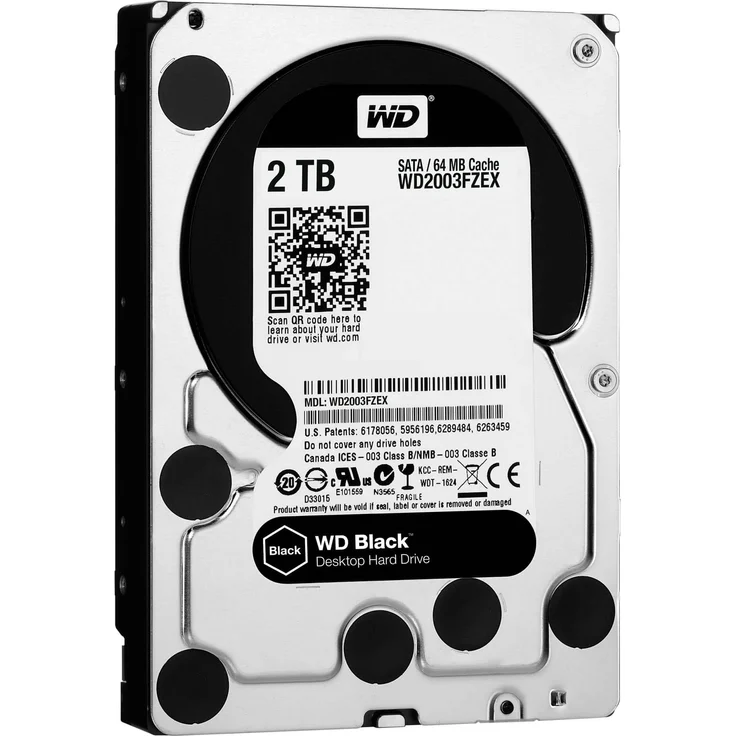 WD Black Performance Hard Drive WD2003FZEX - Festplatte - 2 TB - intern - 3.5 Zoll (8.9 cm) - SATA 6Gb/s - 7200 rpm - Puffer: 64 MB (WD2003FZEX) – Bild 3