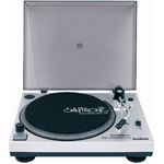 Omnitronic BD-1380 USB-Plattenspieler silber | Riemengetriebener DJ-Plattenspieler mit USB-Schnittstelle und Recording-Software | Integrierter USB-Port und Phono-Vorverstärker