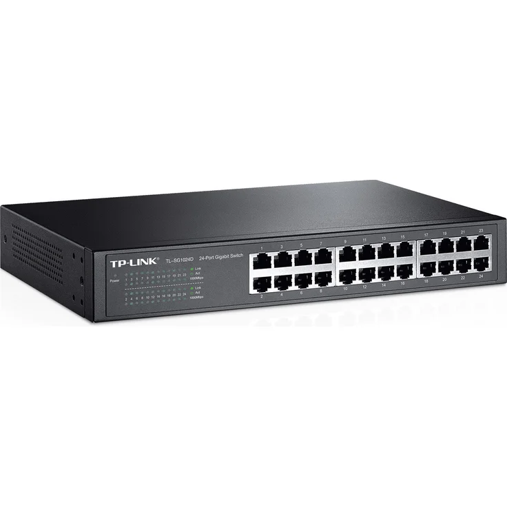 TP-Link TL-SG1000 Desktop Gigabit Switch, 24x RJ-45 (TL-SG1024D) – Bild 2