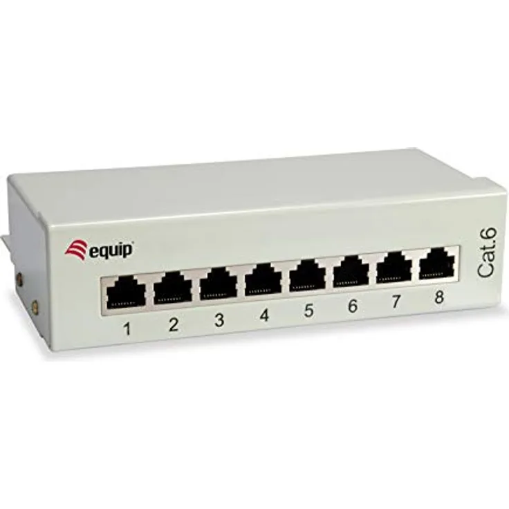 Equip Patchpanel 8X RJ45 Cat6 10'' Tischgehäuse