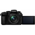 Panasonic DC-G91MEG-K Systemkamera mit 12-60 mm MFT Objektiv, 20 MP, Dual I.S., Hybrid-Kontrast-AF, 4K Fotokamera, schwarz