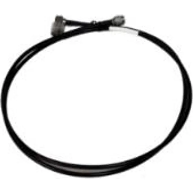 Zebra 6m RF LMR 240 - Koaxialkabel (6 m, LMR 240, Male Connector-Male Connector, Gerade, Abgewinkelt, Schwarz)