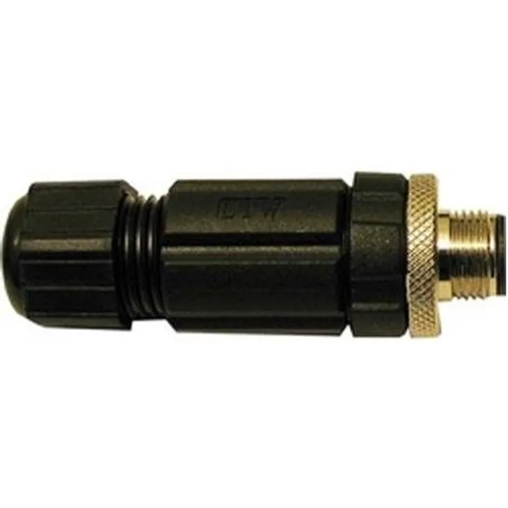 Axis M12 4p, 10 Pcs 4 pin 4 pin Schwarz (5502-131)