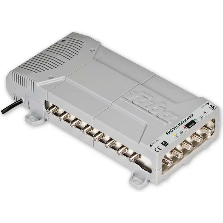 Fuba FMQ 516 Profi Sat-Multischalter 5-16 | 16 Teilnehmer, ein Satellit, HDTV-, UHD(4K)-,3D-tauglich, aktive Terrestrik, rückkanaltauglich