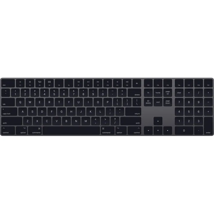 Apple Magic Keyboard with Numeric Keypad - Tastatur - Bluetooth - Deutsch QWERTZ - Space-grau (MRMH2D/A)
