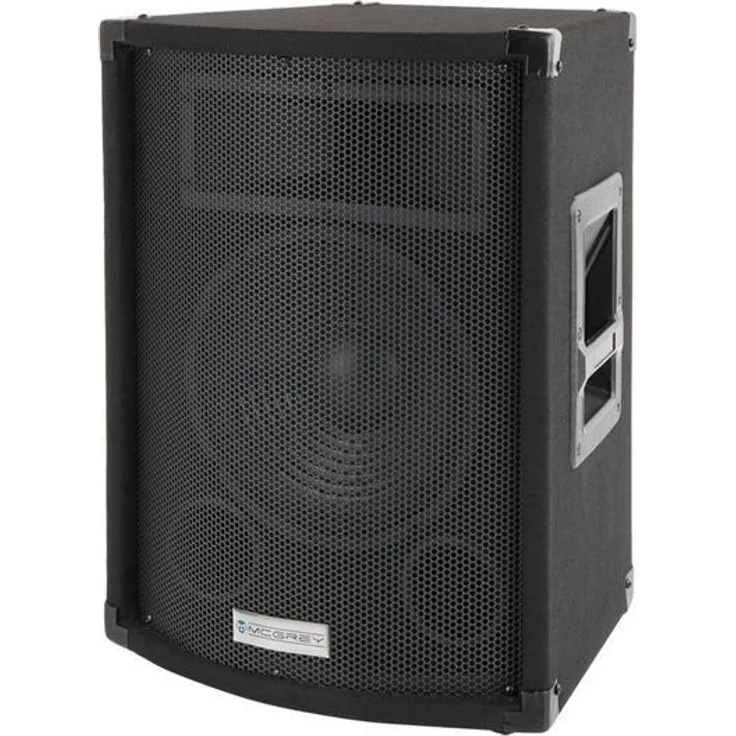 McGrey TP-10 DJ PA Lautsprecher Box 25cm (10 ) Subwoofer 400W (Passiv, 2-Wege System, Holzgehäuse)