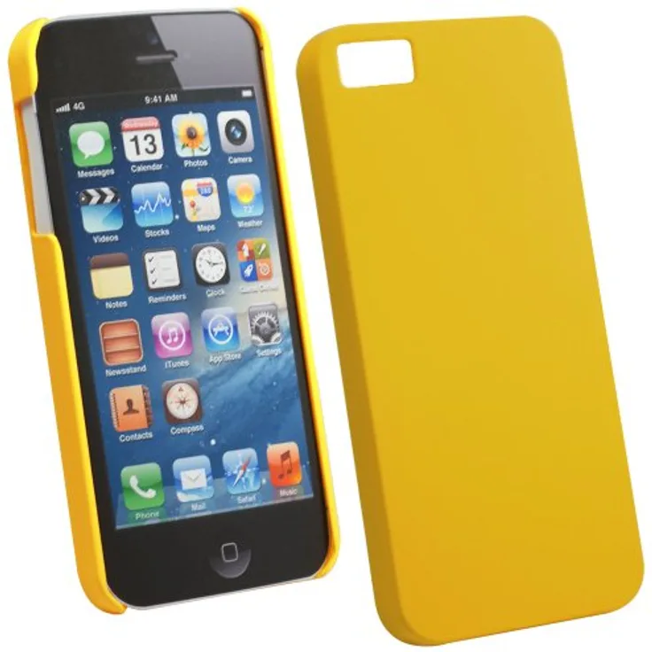 Fontastic LTAPiPhone5BC03 BACK Cover PURE Yellow iPhone 5