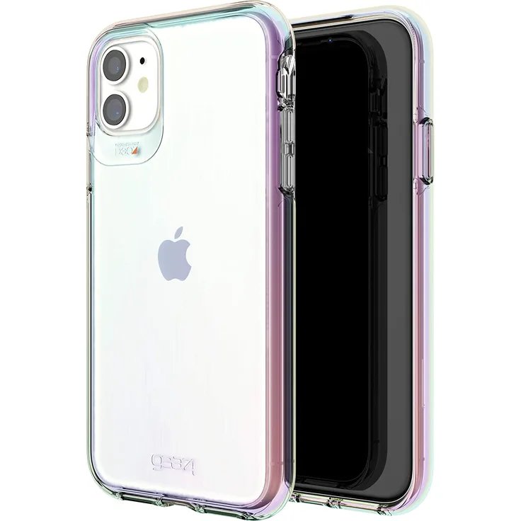 Zagg Gear4 D3O Crystal Palace Case, geeignet für Apple iPhone 12 (Pro) - Iridescent