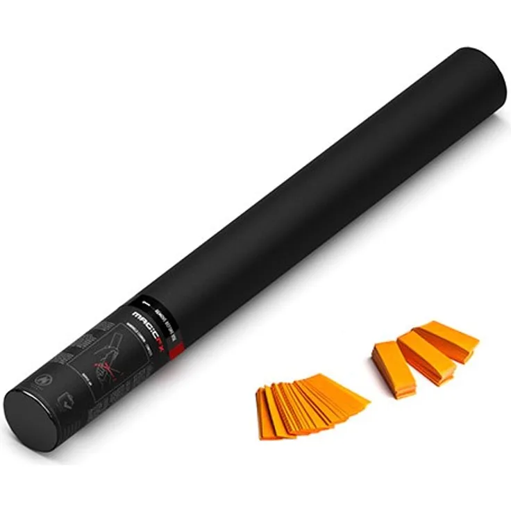 Magic FX Handbetriebene Konfettikanone 50cm - Orange